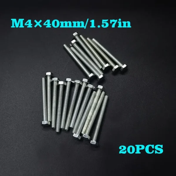 20pcs Heavy-Duty Alloy Steel Bolt Kit