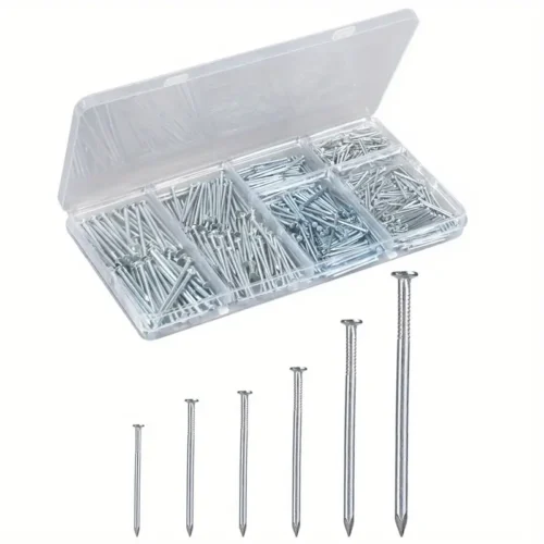 1723108752799-eb33bf63836b41fabd3362128aed13bb-goods.webp 700pcs Stainless Steel Nails Assortment Kit
