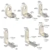 34pcs Heavy-Duty L-Shaped Brackets