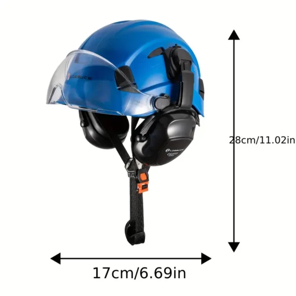 30 Decibel Earmuffs & American Style Safety Helmet