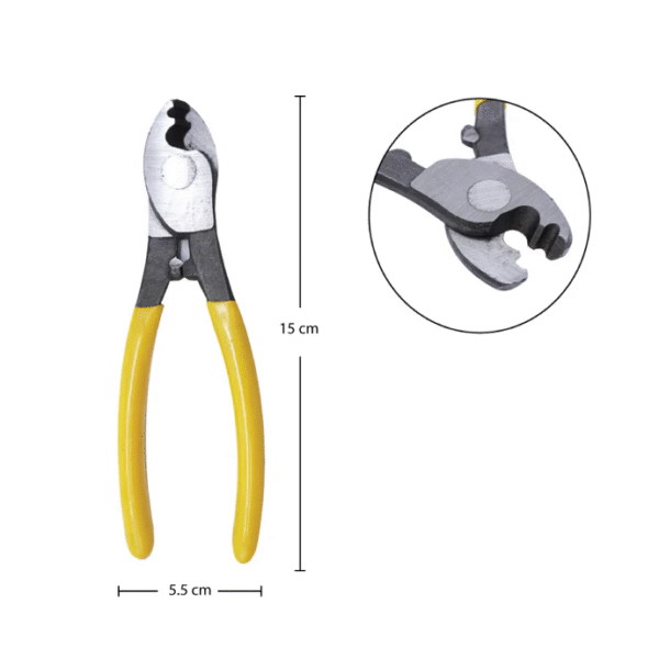 9075192-msr.png Electric Wire Cable Cutter Plier 6 inch