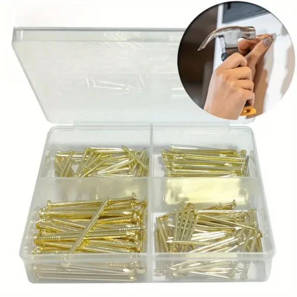 200pcs Boxed Large Head Nails
